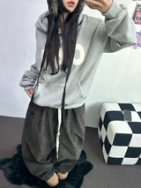 ソフティ💍レオパードコーデュロイバルーンロングパンツ 🤎💚2カラー