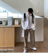 ワンダーランドコットンチェストバンディングワイドパンツ