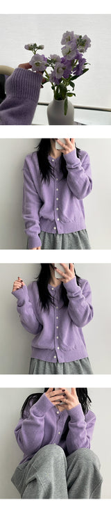 Roche snap knit cardigan