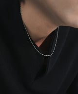 スリムライナーチェーンネックレス (925 silver)