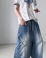 Bruce Cargo Bermuda Denim