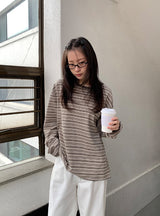 [unisex] Maje Stripe Over Long Sleeve Tee
