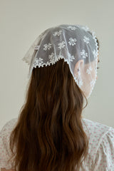 DARLING RIBBON LACE KERCHIEF