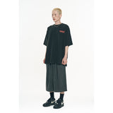 One-Tuck Pigment Bermuda Sweatpants - Charcoal