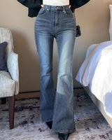 フェードブーツカットデニムパンツ