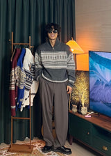 Two-Tuck Bijou Slacks 2COLOR