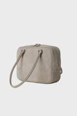 ブローチバッグ SUEDE DUSTY BEIGE