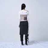 UNBALANCE TUBE TOP (COCOA)