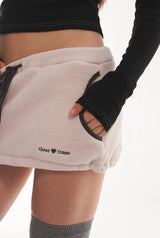 Cookie fleece skirt - pink