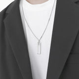 a men's chain necklace_CLEF B-CLIP STICK NEC