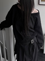 カットロウオフショルダーmtm (3color)
