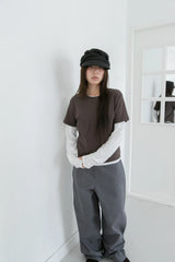 everyday half sleeve top(4colors)