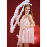[GirlyFancyClub] Qixi Home Series *Sweet Dream Island* Pink Doll Collar Bathrobe Wearable Dress
