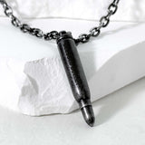 SS-OPEN SIGNATURE BULLET NECKLACE_large_dark silver
