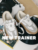 We Flower Trendy people wear-resistant  Star style German Trainer shoes  Flat shoes