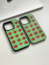 フルーツテトリスグラスバンパーケース - tomato