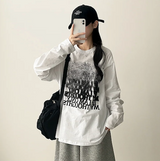 NT グラディエントノイズプリンティド長袖Tシャツ
