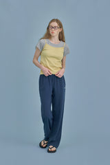 ラベルベーシックTシャツ_gray