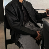 Bake Eco YKK Biker Leather Blouson Jacket