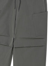 WIDE CARGO PANTS CHARCOAL