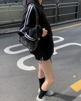 ワッペンダメージフーディ