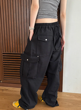 [Unisex] Dart cargo wide pants(2color)