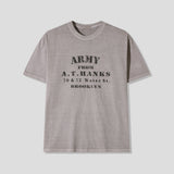 Army pigment dyeing short sleeve t-shirt