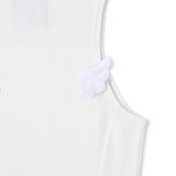Angel Tiered Dress - WHITE STAR
