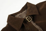 Mara Suede Fur Lined Jacket