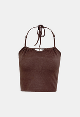 Frill Cardigan & Sleeveless Top