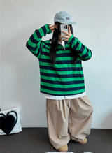 💚5000ソルド🥳❤‍🔥ナイロンバージョン🥳❤‍🔥 ツーピンタックバルーンコットンパンツ💚🖤🩶🤎5COLOR