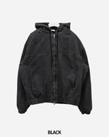 Denim Hooded Jumper
