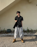 Weron Regular Denim Short Sleeve Shirt