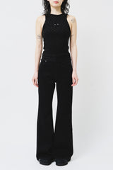 (W) Black Flare Jeans