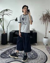 Lean Cat Ringer T-shirt