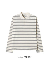 No.1363 salt collar stripe T (4color)