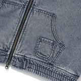 DENIM QUILTING JACKET [BLUE]
