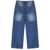 Basic washing denim pants (blue)