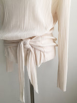 Pleats tie top