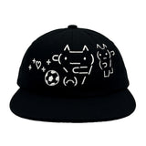 エモジキャップ[Black Soccer Boy]