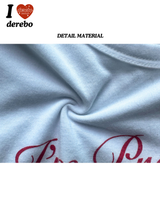 ハートプラウドレタリングスパンデックス半袖Tシャツ