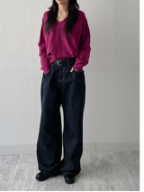 [unisex] 531 Back Pocket Selvedge Wide Denim Pants