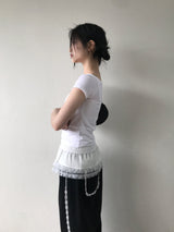 マイクロレーススカート