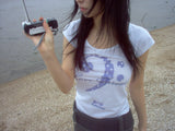 ラブスプレッドTシャツ (ペールパープル)