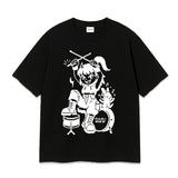 PIXEL DRUM KID OVER FIT T-SHIRT (3color)