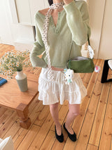 [MADE] Rules Button Henley Neck Knit