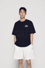 24FW GRAFFITI FONT LOGO SHORT SLEEVE T-SHIRT (OVERSEAS EXCLUSIVE) BLACK
