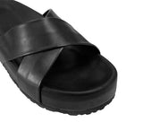 Double sole cross slippers