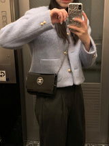 Normable wool winter tweed jacket
