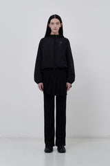 KIRSH PLAIN INCISION WOVEN WINDBREAKER [BLACK]